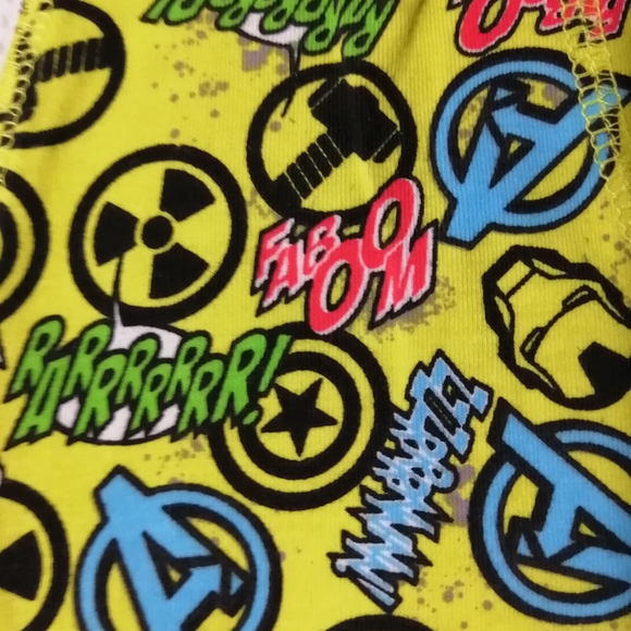 🔥SALE🔥 Avengers Hulk Captain America Ironman 2 Pc Pajamas Set NWT Sz 5, 6X - Picture 7 of 9